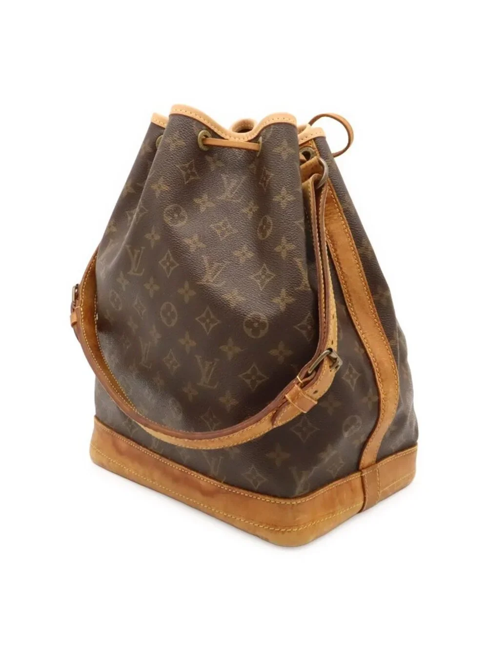 Louis Vuitton Monogram Noe Shoulder Bag Semi Drawstring